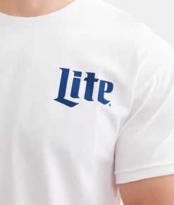 Brew City Miller Light Basketball T-Shirt White