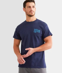 Graphic T-Shirts | Brew City Miller Light Pilsner T-Shirt Navy