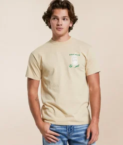 Screen Stars Miller Lite Golf Club T-Shirt Sand Sale
