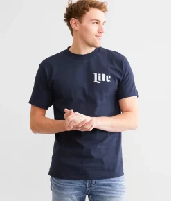 Graphic T-Shirts | tee luv Miller Lite Pickleball Champ T-Shirt Navy