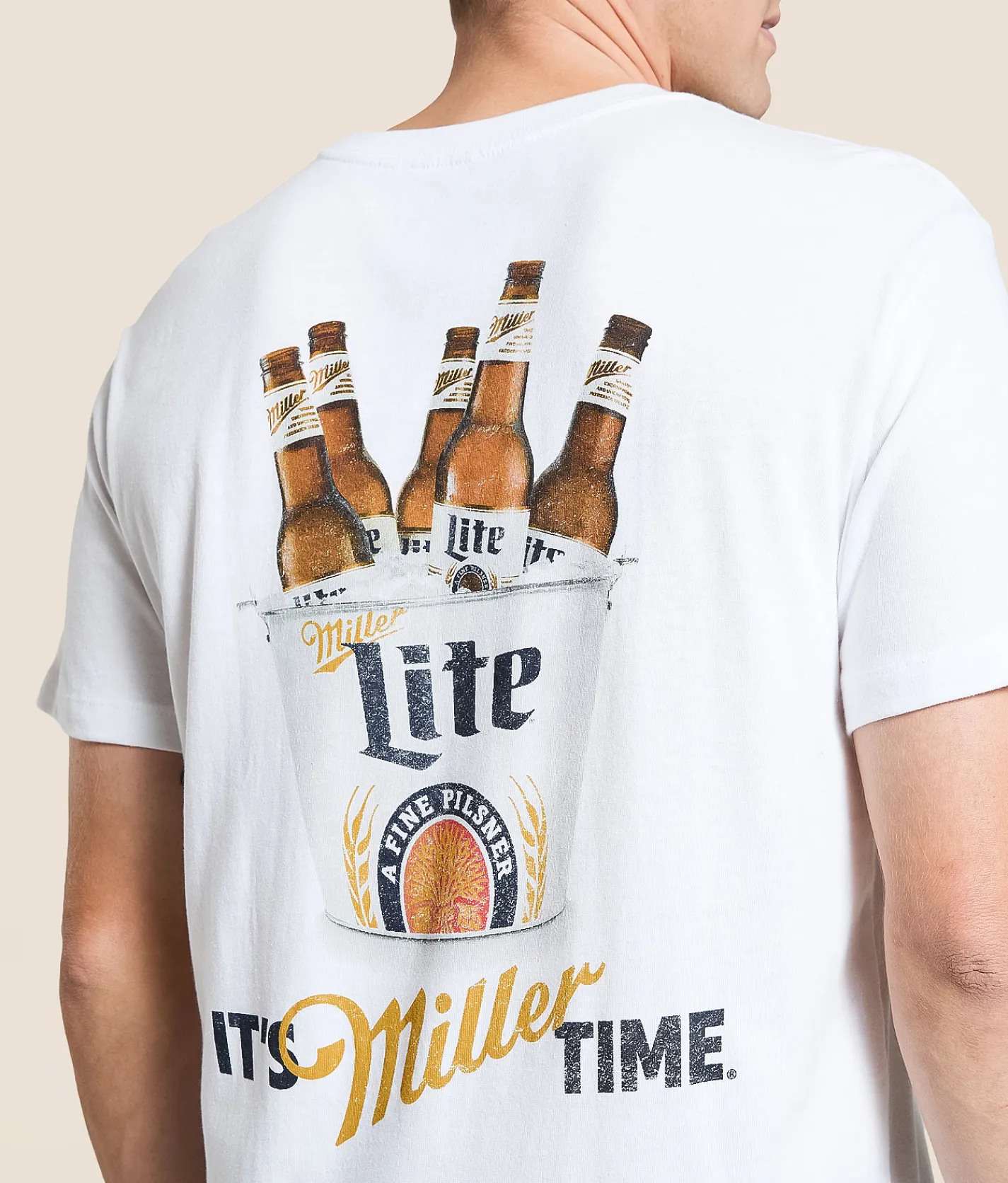 The Forecast Agency Miller Lite T-Shirt White