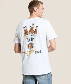 The Forecast Agency Miller Lite T-Shirt White