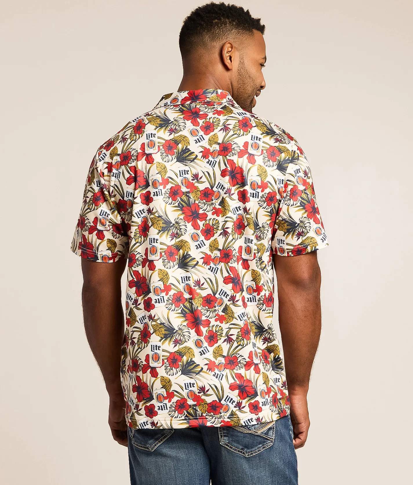 Tops | Valor Miller Lite Vacation Polo Cream