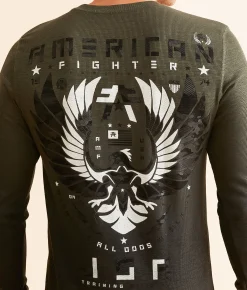 Graphic T-Shirts | American Fighter Millerton Thermal Four Lf Clover Forest Ngt