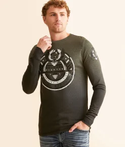 Graphic T-Shirts | American Fighter Millerton Thermal Four Lf Clover Forest Ngt