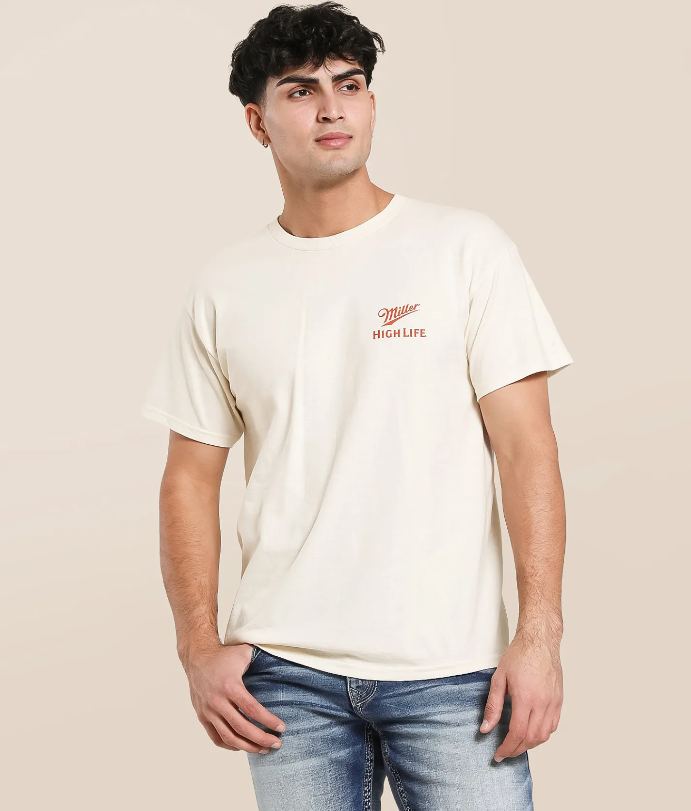 Brew City Miller Wild Life T-Shirt Natural Discount