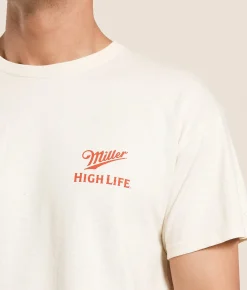 Tops | Brew City Miller Wild Life T-Shirt Natural