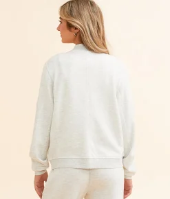 Coats & Jackets|Activewear | Buckle Black Miloh Jacket Ivory Heather Grey