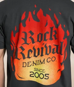 Rock Revival Milo T-Shirt Vintage Black Best