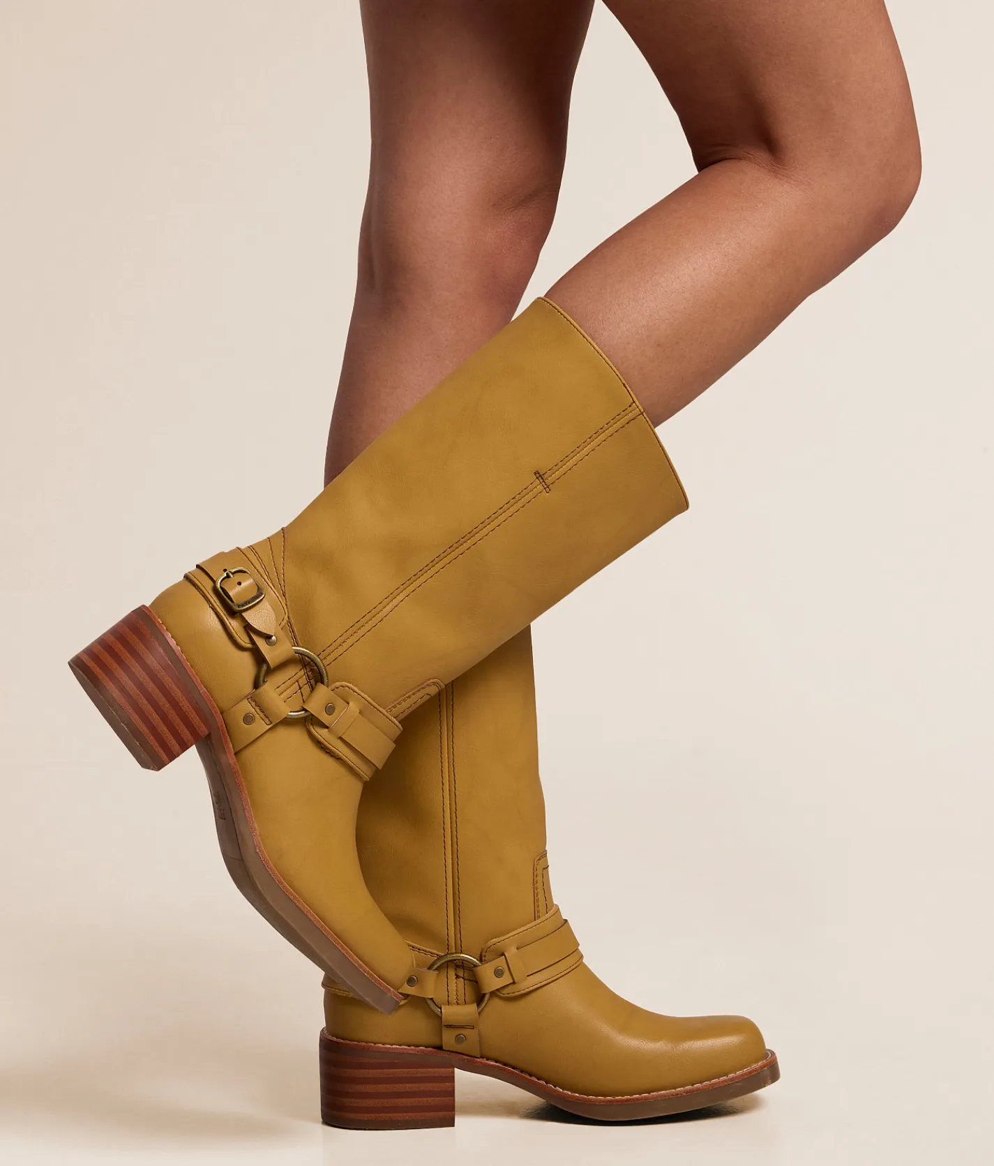 Frye and Co. Miranda Harness Boot Banana Discount