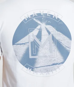 Maven Co-op Mirror Dimly T-Shirt White Sale