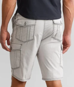 Bottoms | BKE Mitchell Cargo Stretch Short Smoke