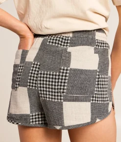 Bottoms|Shorts | Gilded Intent Mixed Plaid Boxer Short Tofalla