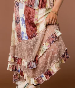 Gimmicks Mixed Print Maxi Skirt Multi Outlet