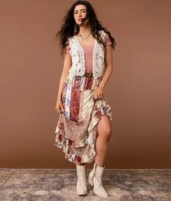 Gimmicks Mixed Print Maxi Skirt Multi Outlet