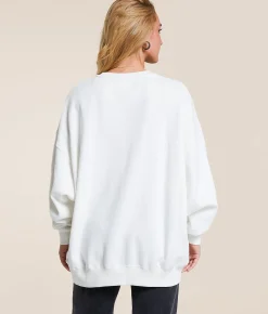 Gameday SOCIAL® Mizzou Tigers Oversized Pullover White Hot