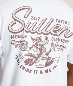 Tops|Graphic T-Shirts | Sullen Mobile Service T-Shirt White