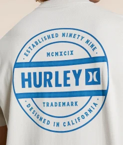 Hurley Mock Circle T-Shirt Bone Best