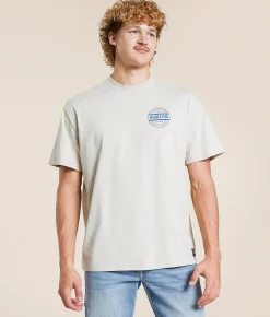 Hurley Mock Circle T-Shirt Bone Best