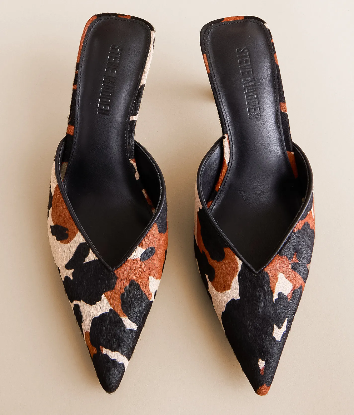 Shoes | Steve Madden Moda Heeled Shoe Cow Print