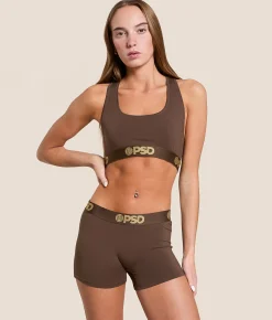 PSD Modal Blend Sports Bra Brown Sale