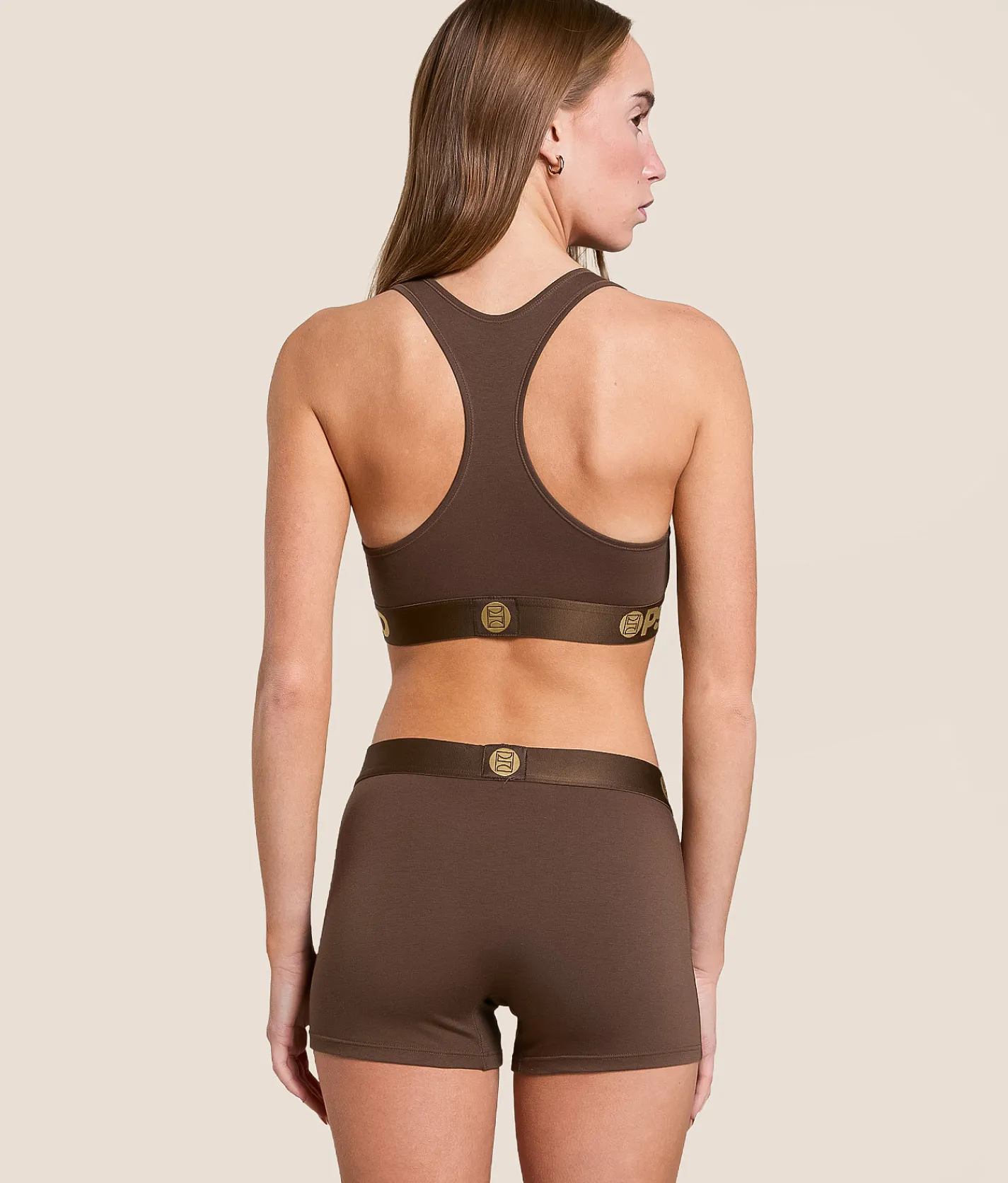 PSD Modal Blend Sports Bra Brown Sale