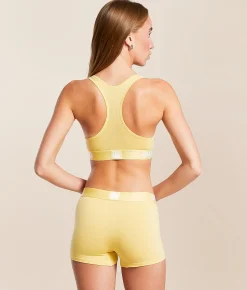 PSD Modal Blend Stretch Boy Short Yellow New