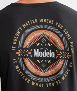 Graphic T-Shirts | tee luv Modelo Cerveza T-Shirt Vintage Black