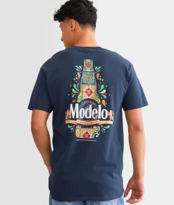 tee luv Modelo Cerveza T-Shirt Navy Best
