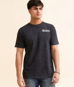 Graphic T-Shirts | Changes Modelo Chromatic Rider T-Shirt Black Mineral Wash
