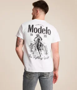 Changes Modelo Cowboy Rope T-Shirt White Clearance