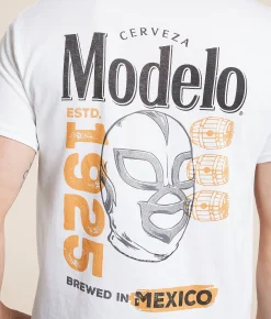 Tops|Graphic T-Shirts | JEDCo Modelo Fighting Spirit T-Shirt White
