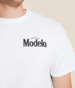 Tops|Graphic T-Shirts | JEDCo Modelo Fighting Spirit T-Shirt White