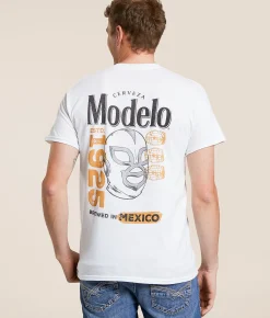 Tops|Graphic T-Shirts | JEDCo Modelo Fighting Spirit T-Shirt White