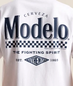 tee luv Modelo Fighting Spirit T-Shirt White
