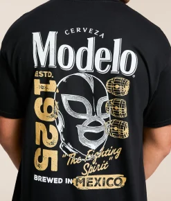 JEDCo Modelo Fighting Spirit T-Shirt Black Discount