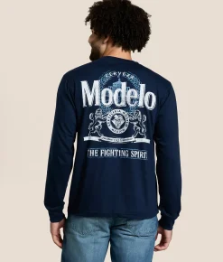 Tops|Graphic T-Shirts | Changes Modelo Fight Spirit T-Shirt Navy Blue