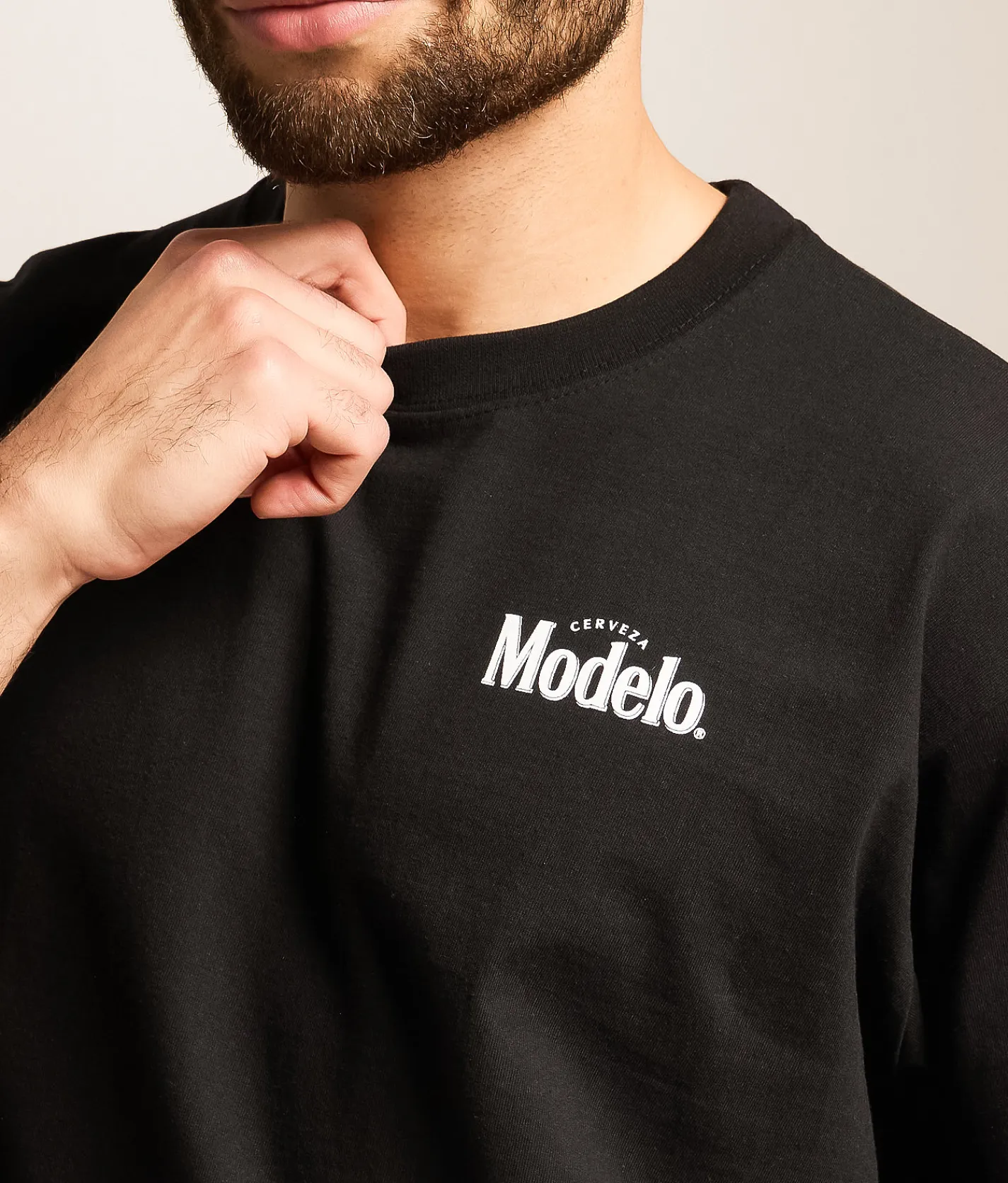 Tops | Changes Modelo Framed Cowboy T-Shirt Black