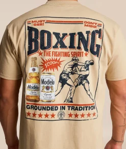 Ripple Junction® Modelo Jumbo Fight T-Shirt Sand New