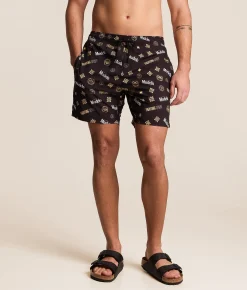 Bioworld Modelo Stretch Swim Trunks Black Outlet
