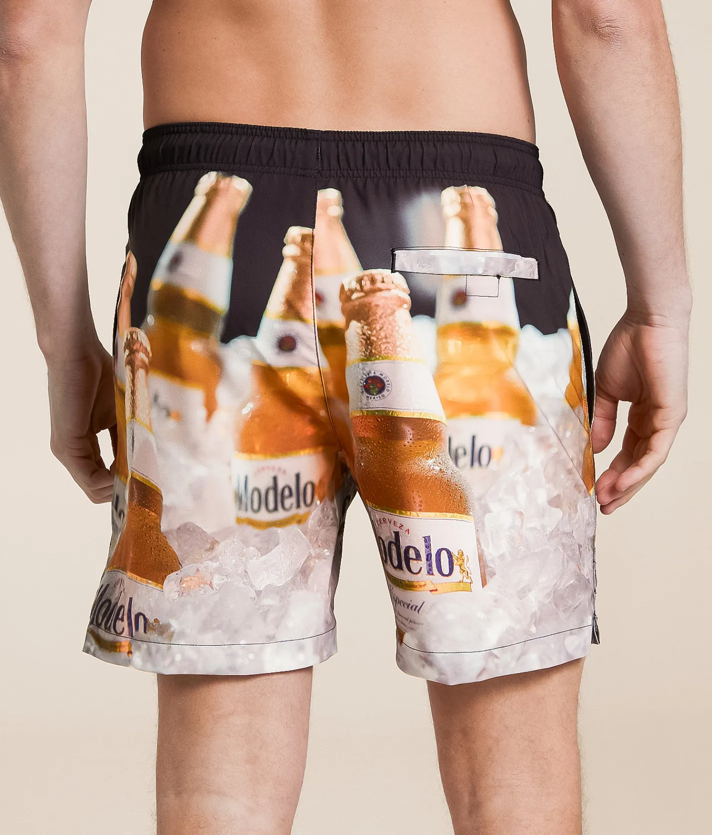 Bottoms|Swimwear | Bioworld Modelo Stretch Swim Trunks Black