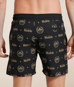 Swimwear | Bioworld Modelo Stretch Swim Trunks Black