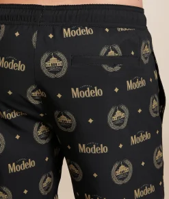 Swimwear | Bioworld Modelo Stretch Swim Trunks Black