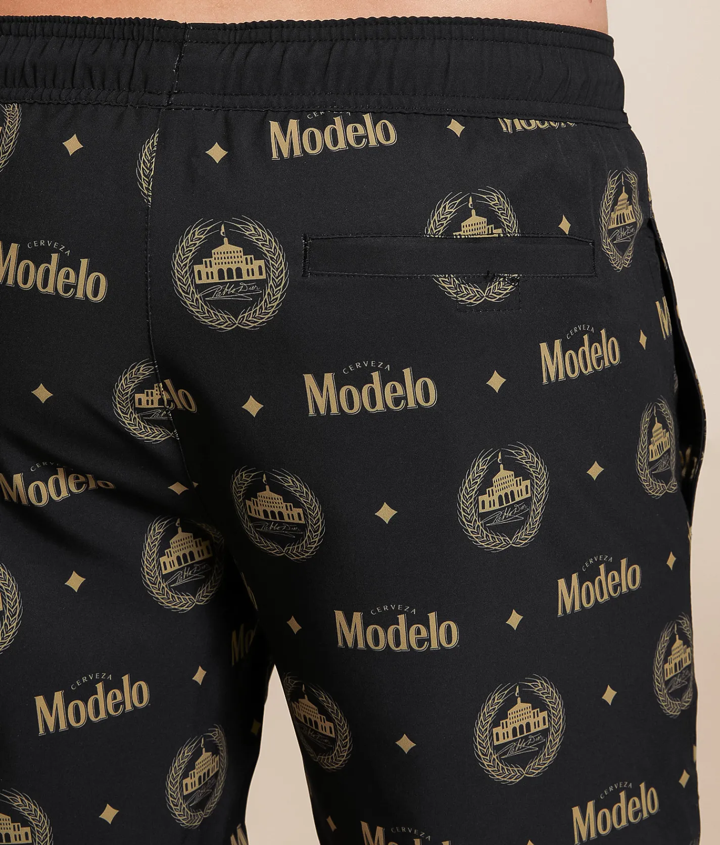 Swimwear | Bioworld Modelo Stretch Swim Trunks Black