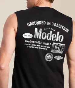 tee luv Modelo Tradition Tank Top Black Hot