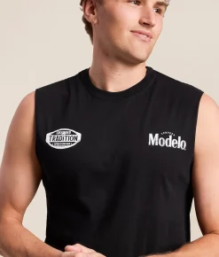 tee luv Modelo Tradition Tank Top Black Hot