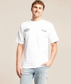 Tops|Graphic T-Shirts | tee luv Modelo Tradition T-Shirt White