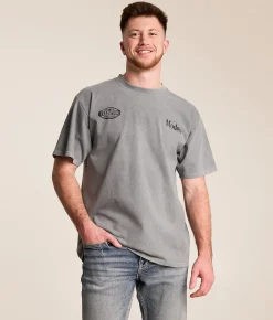 tee luv Modelo Tradition T-Shirt Storm Grey Pigment Discount