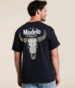 Tops|Graphic T-Shirts | JEDCo Modelo T-Shirt Black