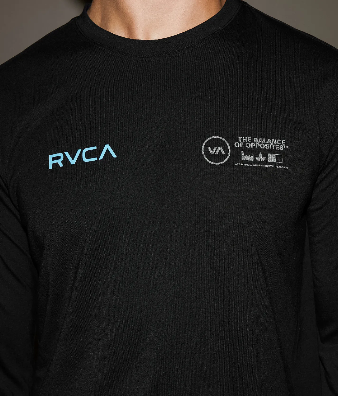 RVCA Mod Sport T-Shirt Black Discount
